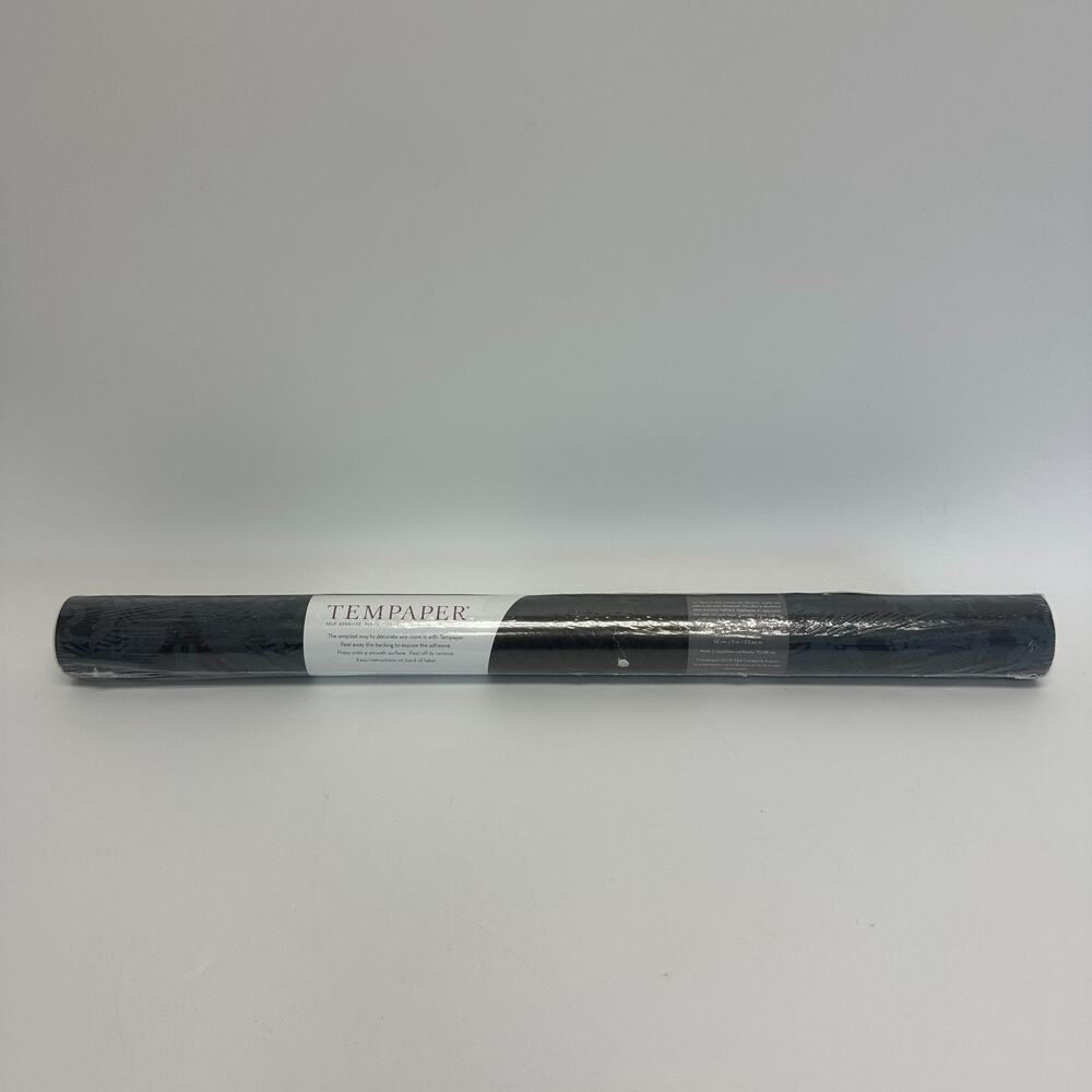 Tempaper Textured Black Damsel Removable Peel & Stick Wallpaper, 20.5in x 16.5ft